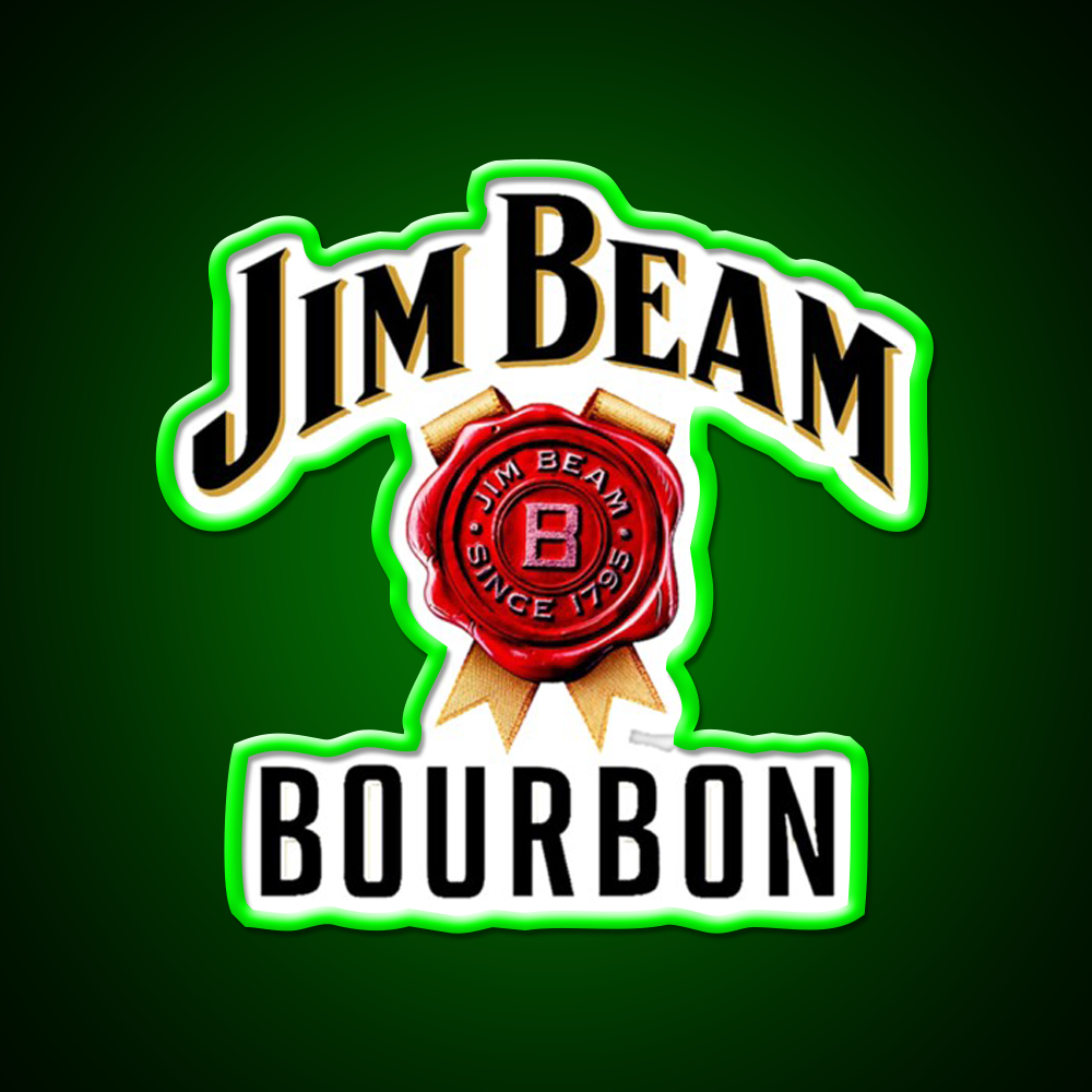 American Brand Of Bourbon Whiskey Drink Bar Led Neon Sign Rgb Color