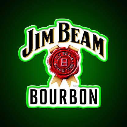 American Brand Of Bourbon Whiskey Drink Bar Led Neon Sign Rgb Color