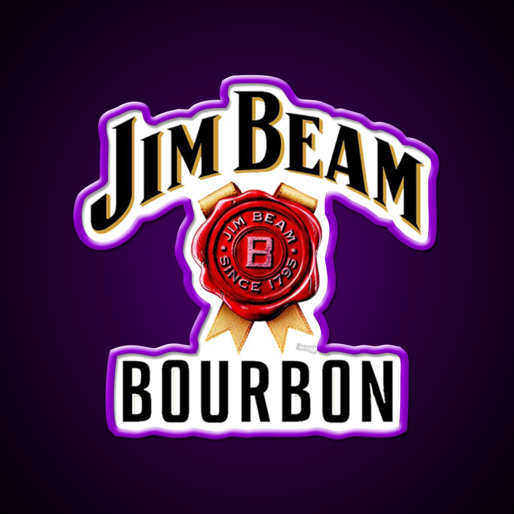 American Brand Of Bourbon Whiskey Drink Bar Led Neon Sign Rgb Color