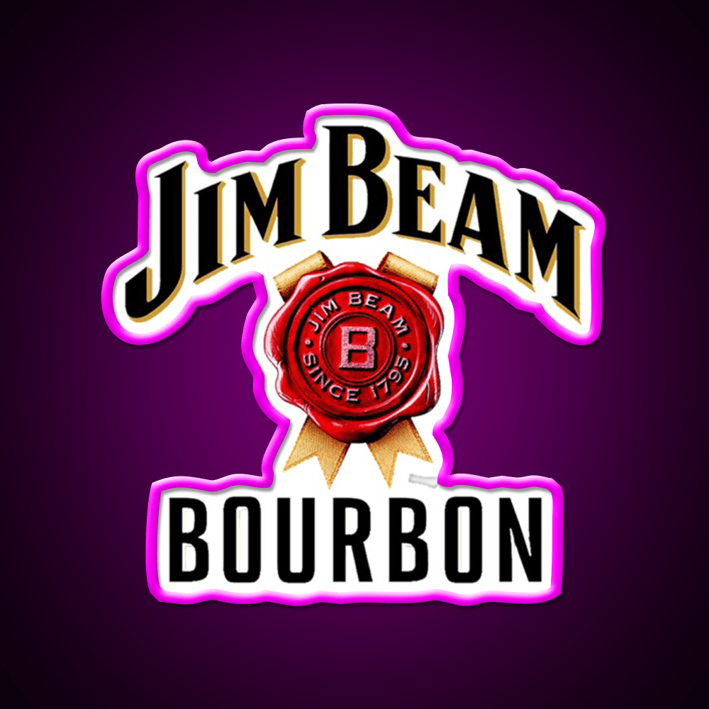American Brand Of Bourbon Whiskey Drink Bar Led Neon Sign Rgb Color - Shineneon