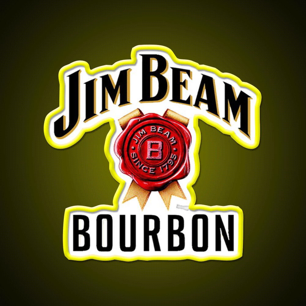 American Brand Of Bourbon Whiskey Drink Bar Led Neon Sign Rgb Color