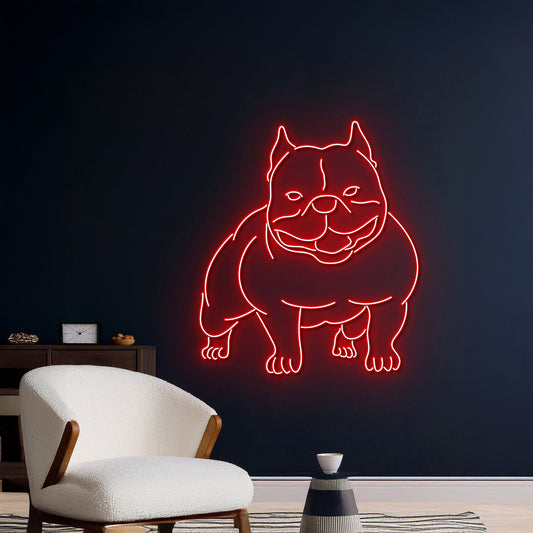 American Bully Neon Sign