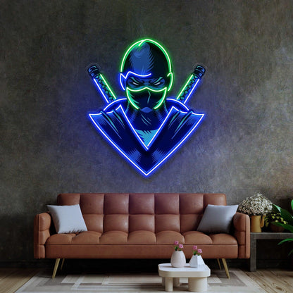 American Flag Soaring Eagle Red Blue White Uv Printed Led Neon Sign For Home Decor | Shineneon