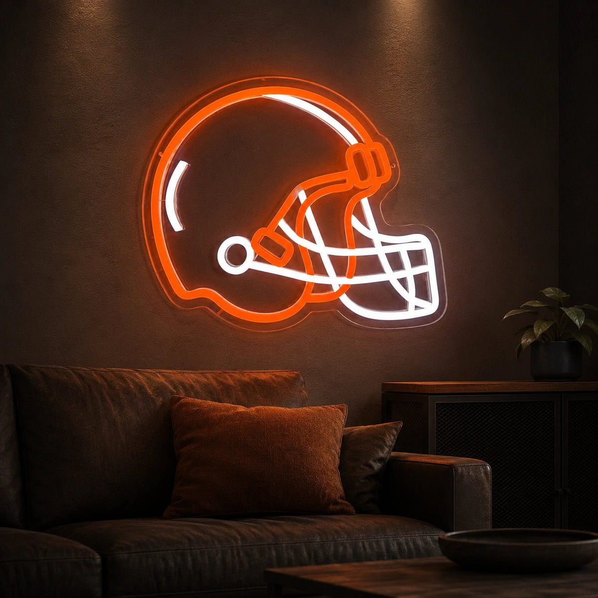 American Football Helmet Facemask LED Neon Sign - Shineneon