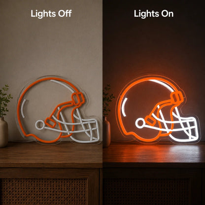 American Football Helmet Facemask LED Neon Sign - Shineneon