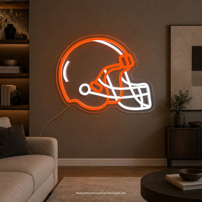 American Football Helmet Facemask LED Neon Sign - Shineneon