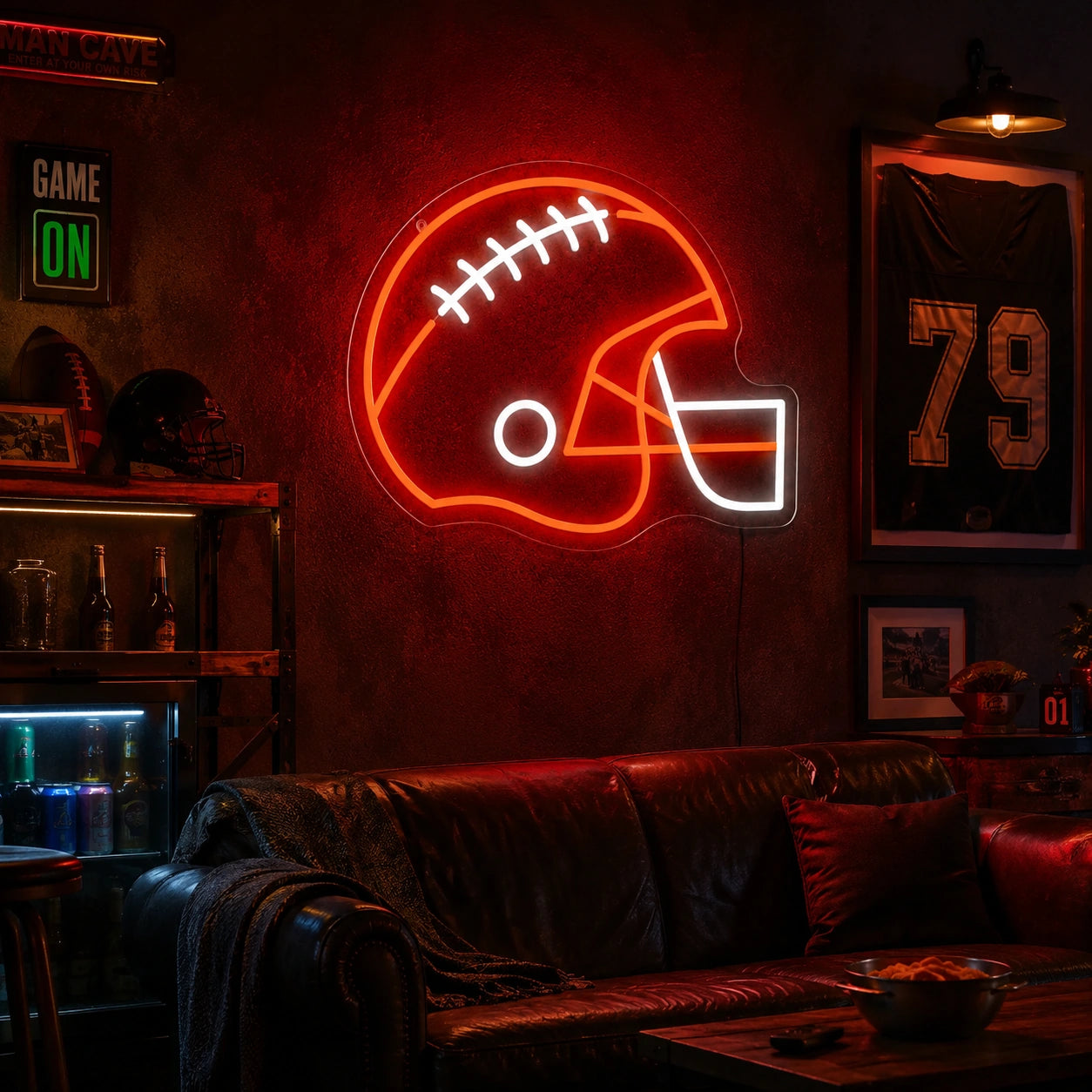 American Football Laces LED Neon Sign high-converting product image
