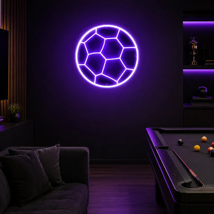 American Football LED Neon Sign real lifestyle scene