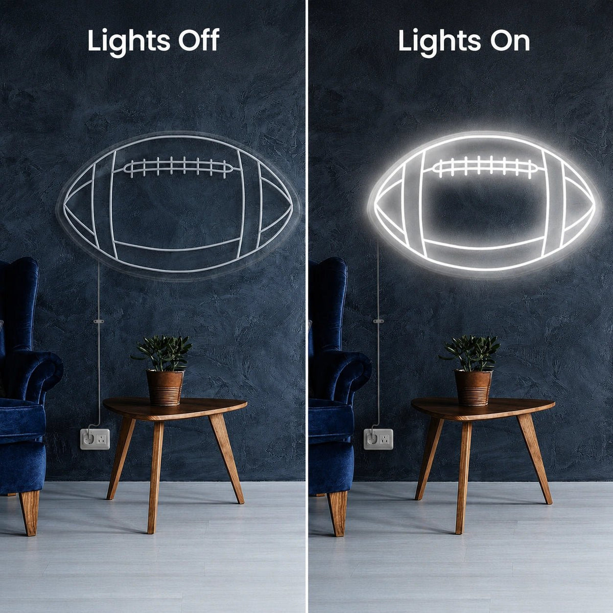 American Football Man Cave LED Neon Sign - Shineneon