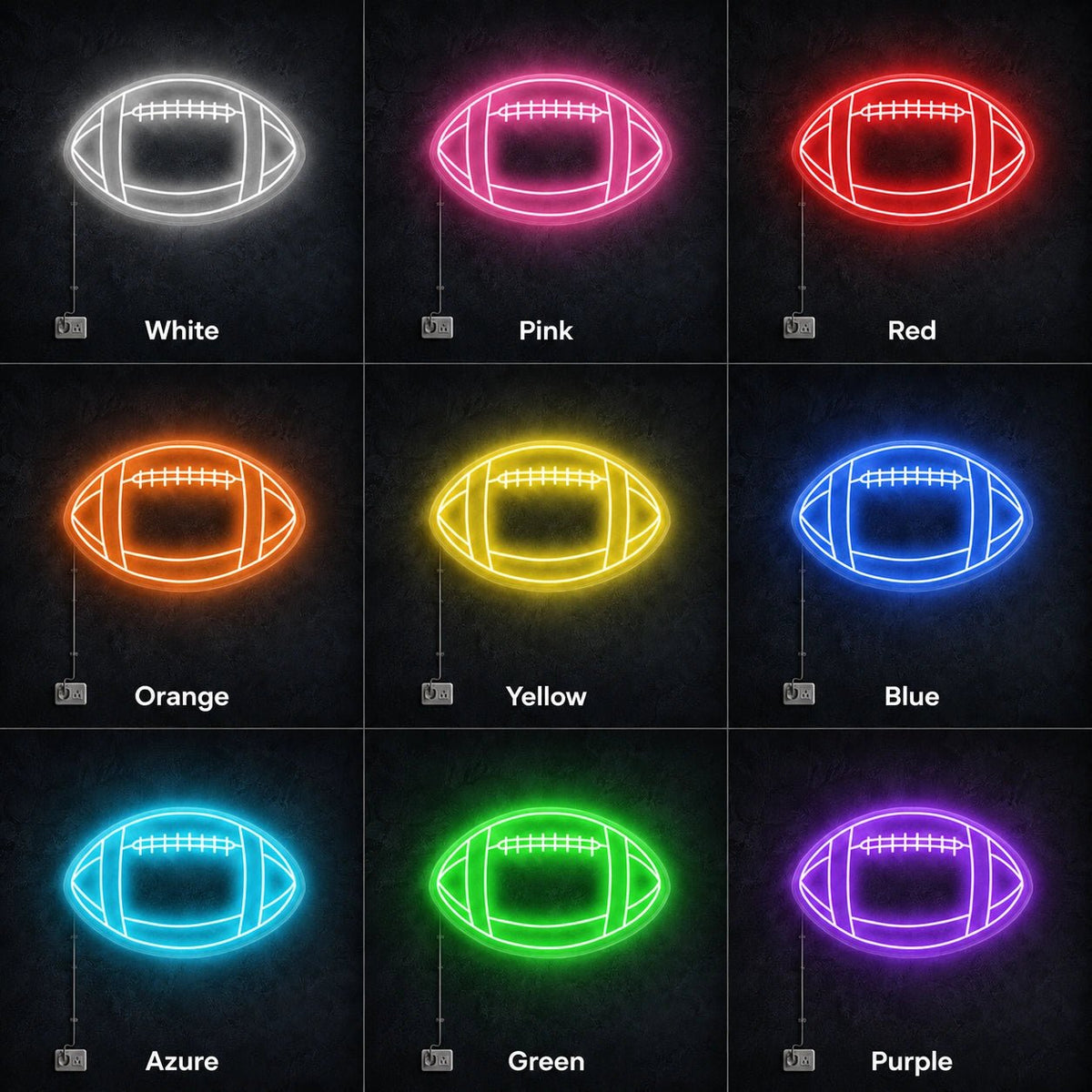 American Football Man Cave LED Neon Sign - Shineneon