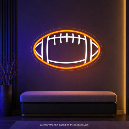 American Football Outline LED Neon Sign - Shineneon