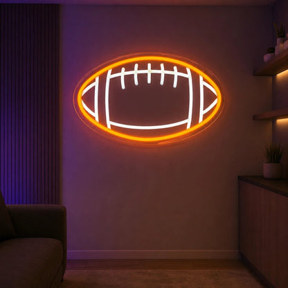 American Football Outline LED Neon Sign - Shineneon