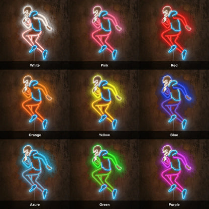 American Football Player LED Neon Sign - Shineneon