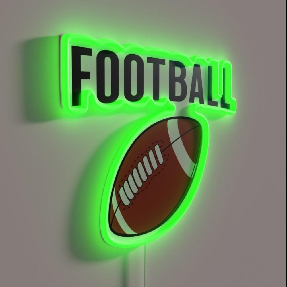 American Football Rgb Led Neon Sign - Shineneon