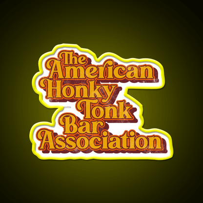American Honky Tonk Bar Assoc Music Whiskey Drink Bar Led Neon Sign Rgb Color - Shineneon