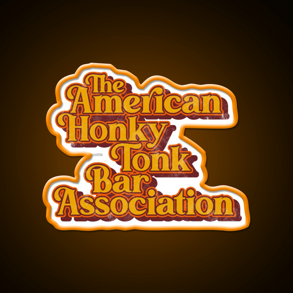 American Honky Tonk Bar Assoc Music Whiskey Drink Bar Led Neon Sign Rgb Color - Shineneon