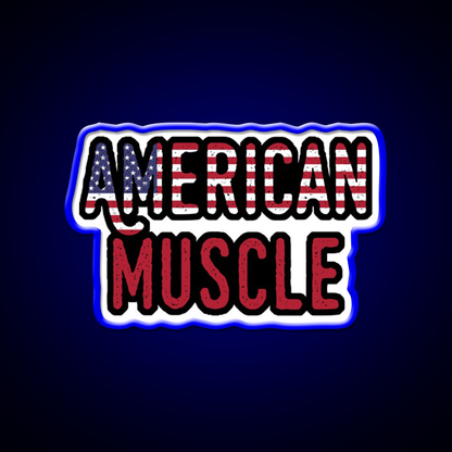 American Muscle Gym Slogan Gym Fitness Led Neon Sign Rgb Color