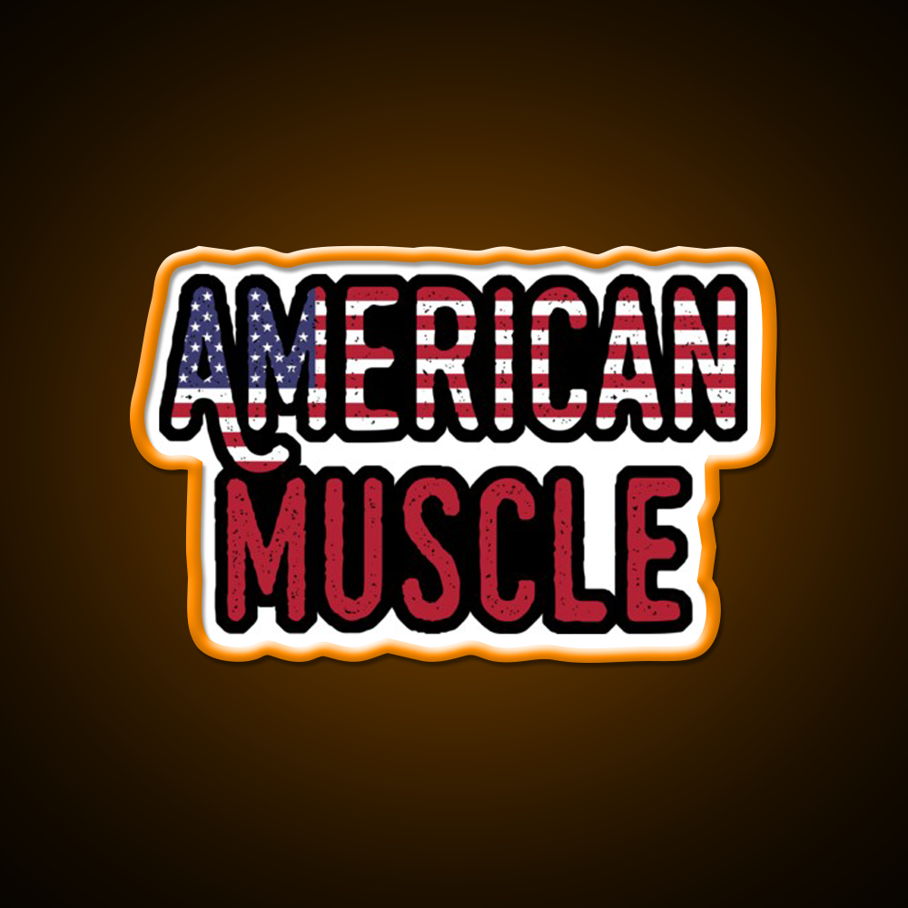 American Muscle Gym Slogan Gym Fitness Led Neon Sign Rgb Color