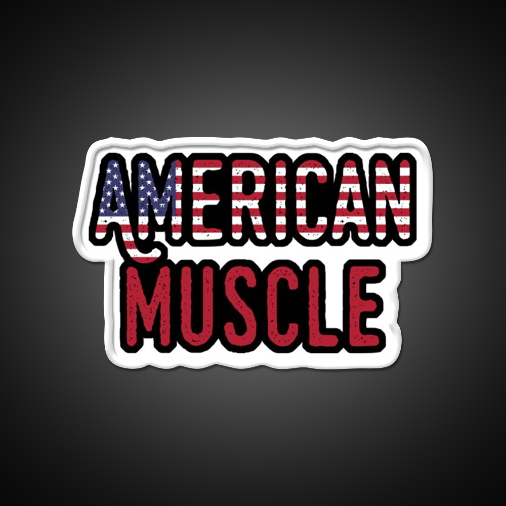 American Muscle Gym Slogan Gym Fitness Led Neon Sign Rgb Color