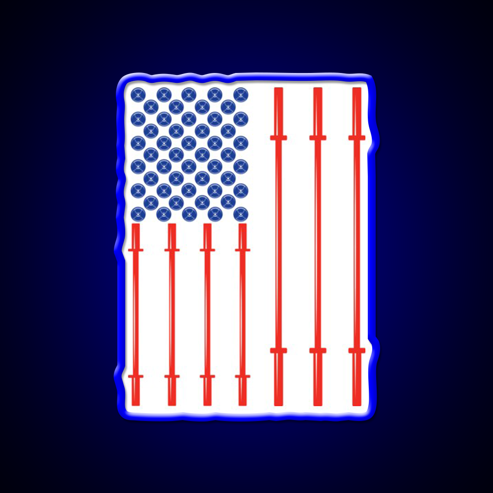 American Muscle Who Workout At The Gym Fitness Led Neon Sign Rgb Color