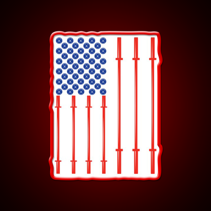 American Muscle Who Workout At The Gym Fitness Led Neon Sign Rgb Color