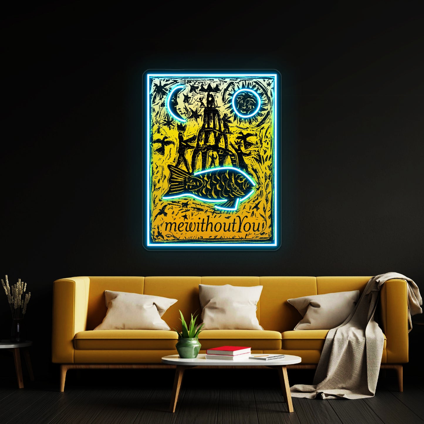 American Rock Band From Philadelphia Mewithoutyou Wall Artwork Neon Signs