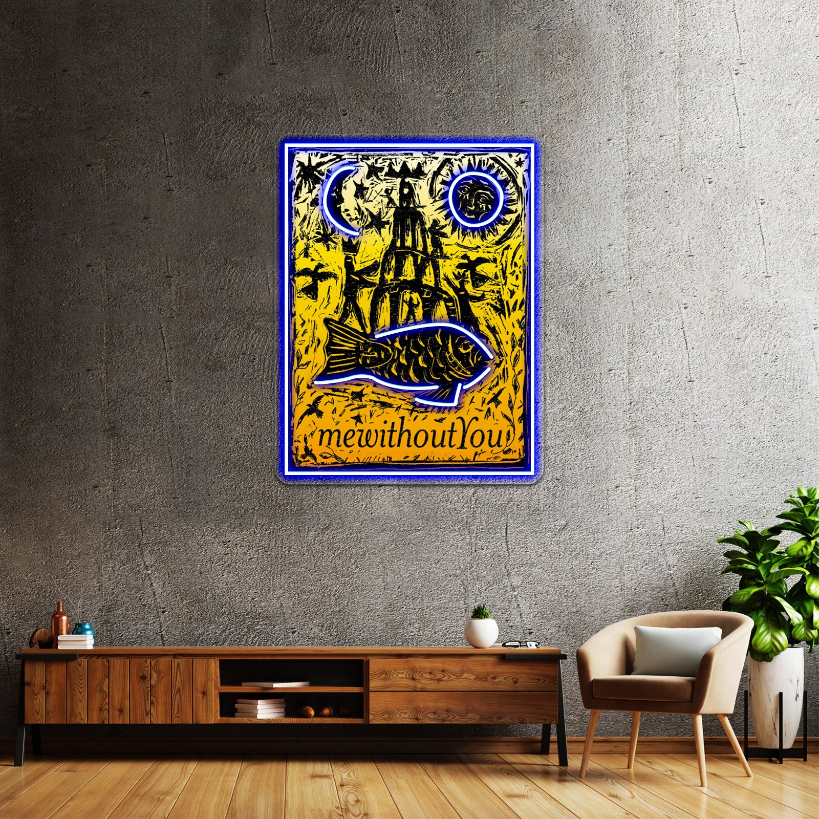 American Rock Band From Philadelphia Mewithoutyou Wall Artwork Neon Signs | Shineneon