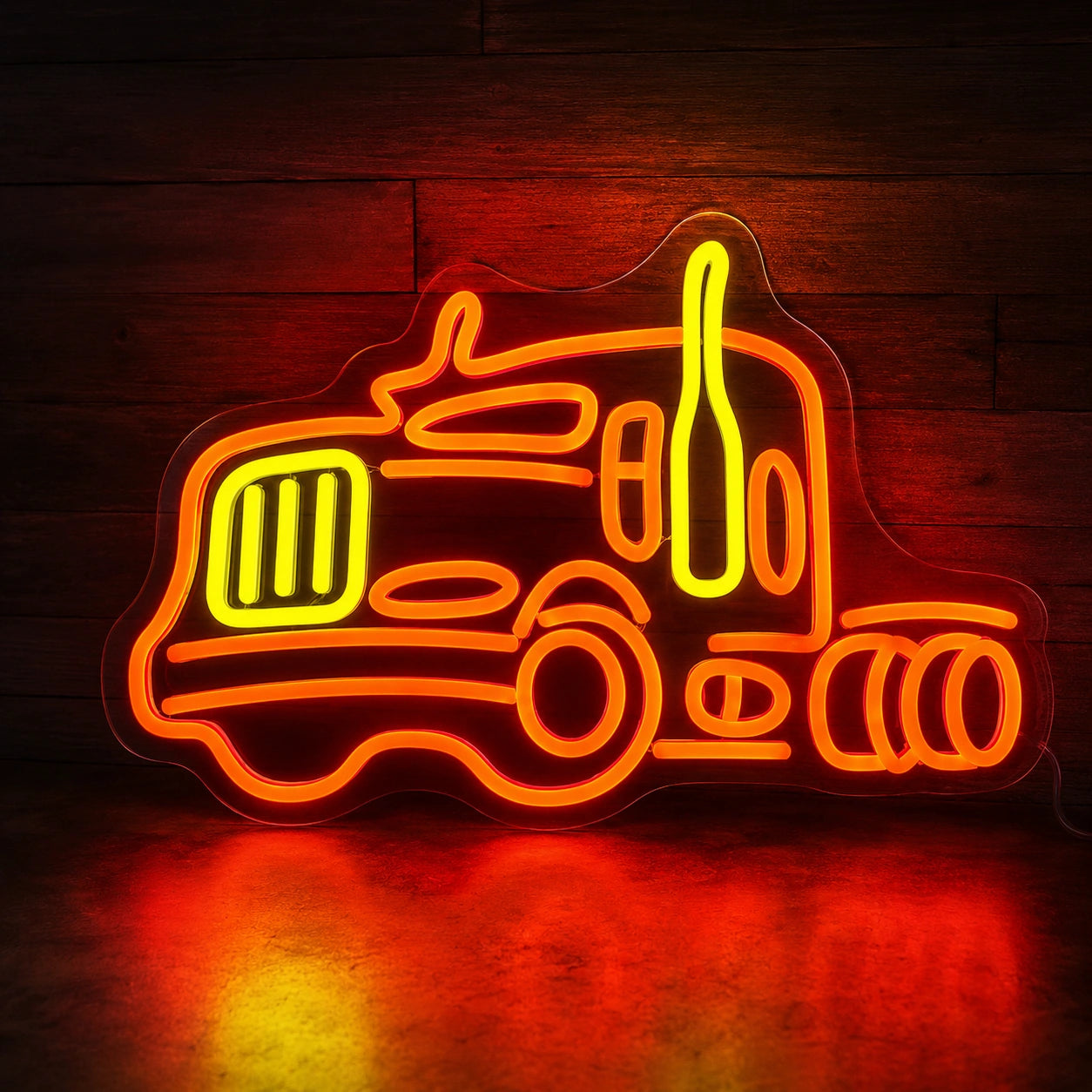 American Semi Truck LED Neon Sign main product image
