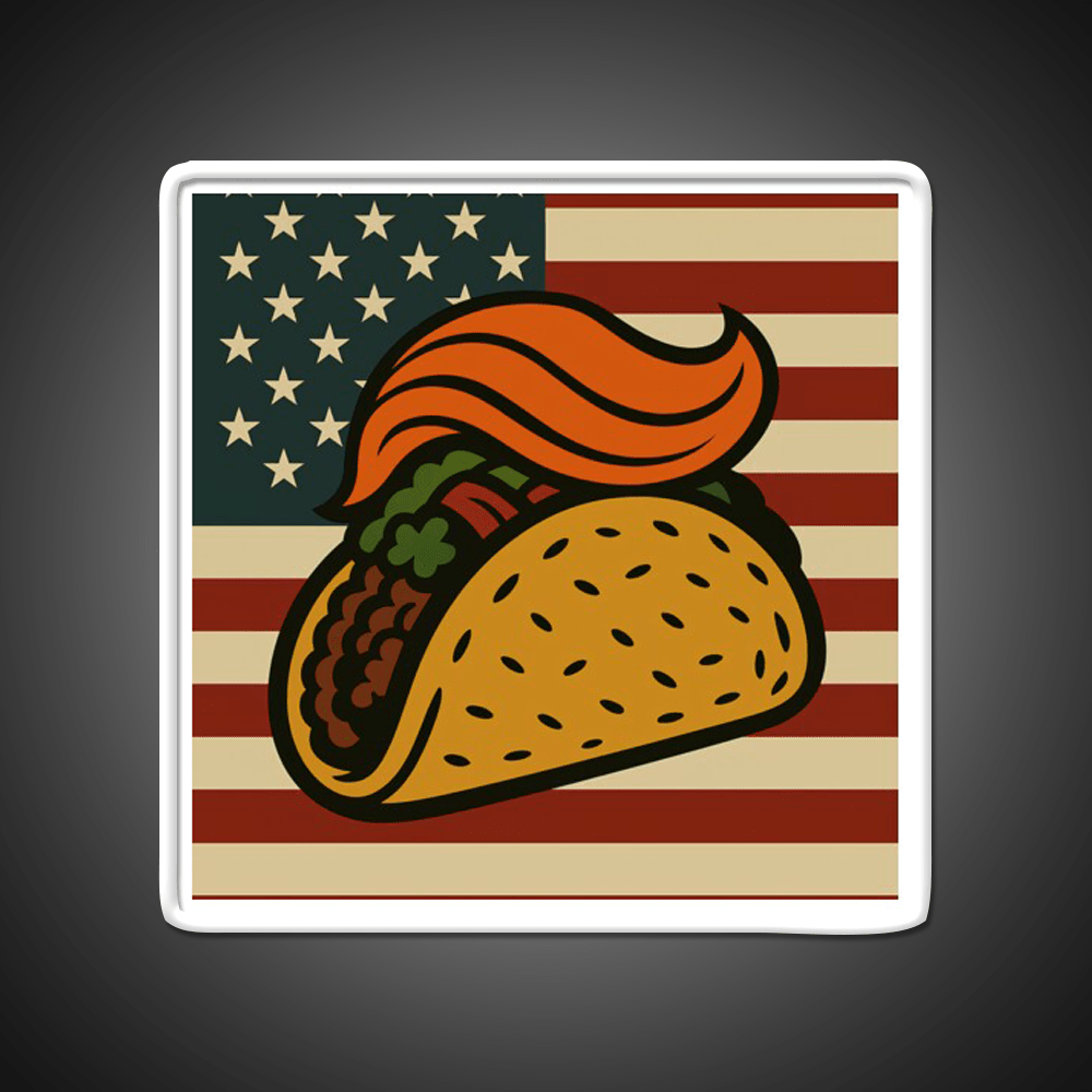 American Taco Led Neon Sign Mexican Food Sign Rgb Color - Shineneon