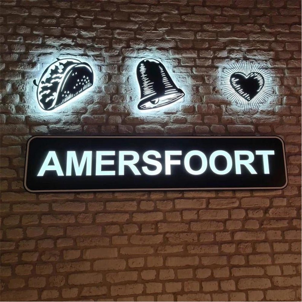 Amersfoort 3D Backlit Letters Business Metal Led Sign - Shineneon