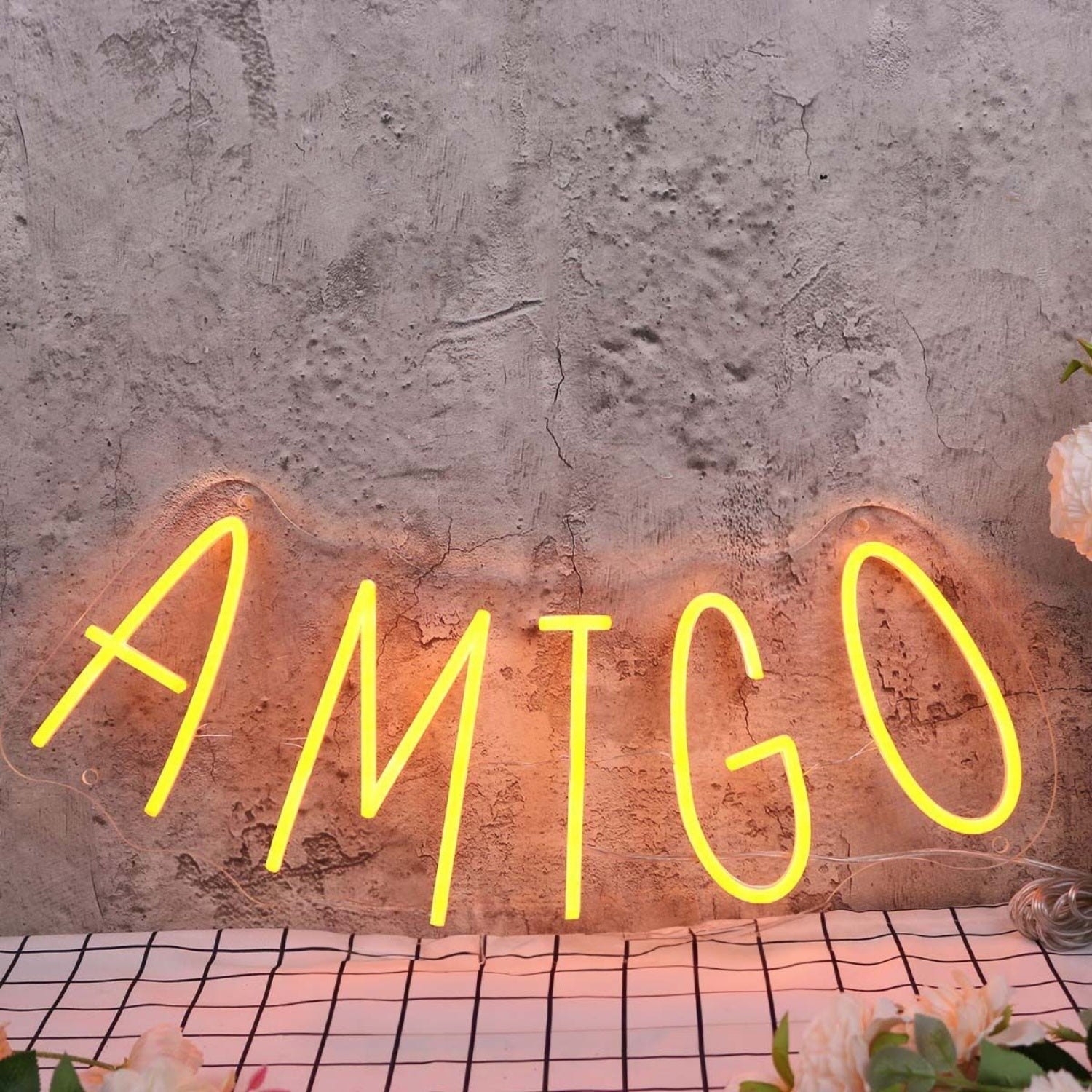 Amigo Orange Led Neon Sign - Shineneon
