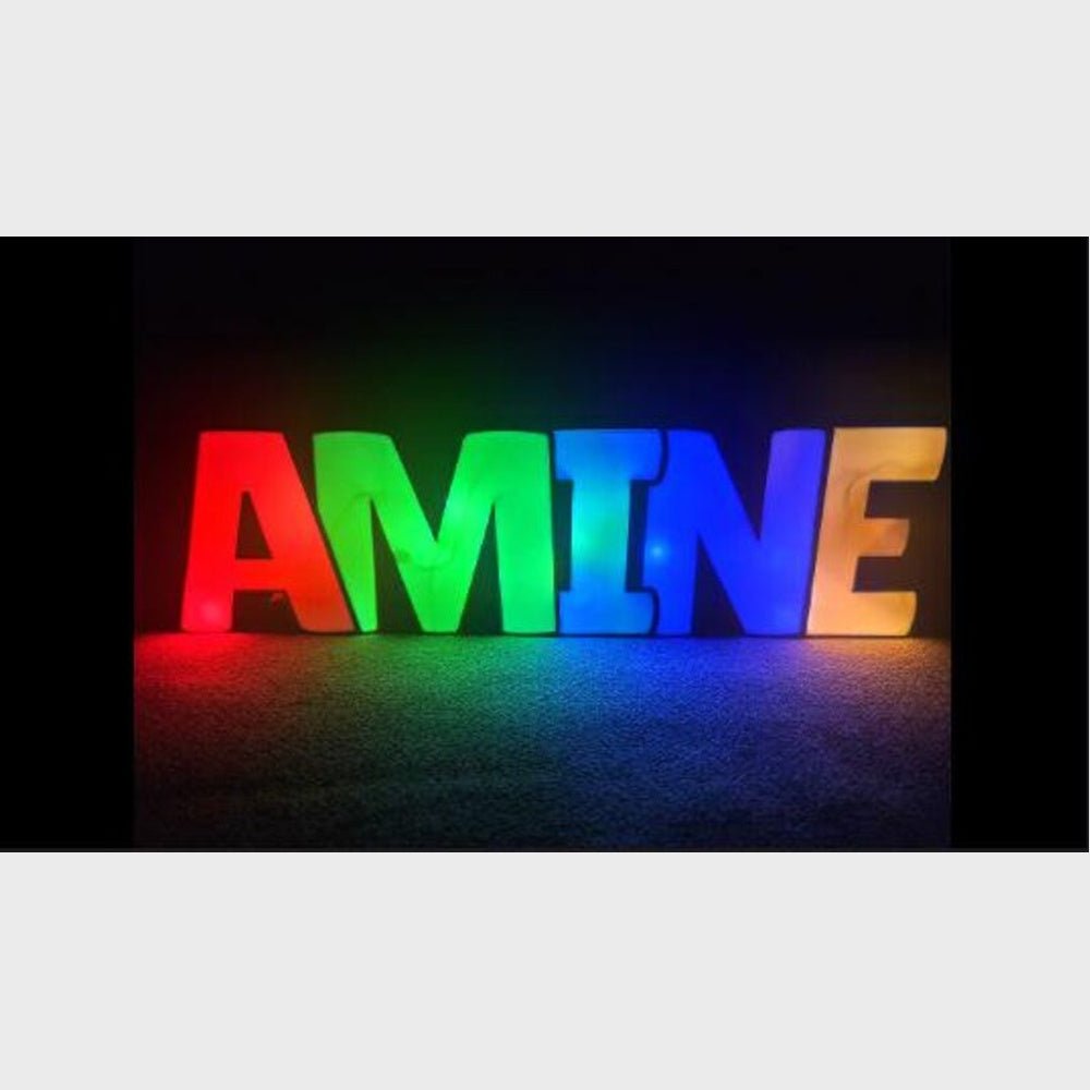 Amine 3D Frontlit And Backlit Channel Letter Led Light Sign - Shineneon