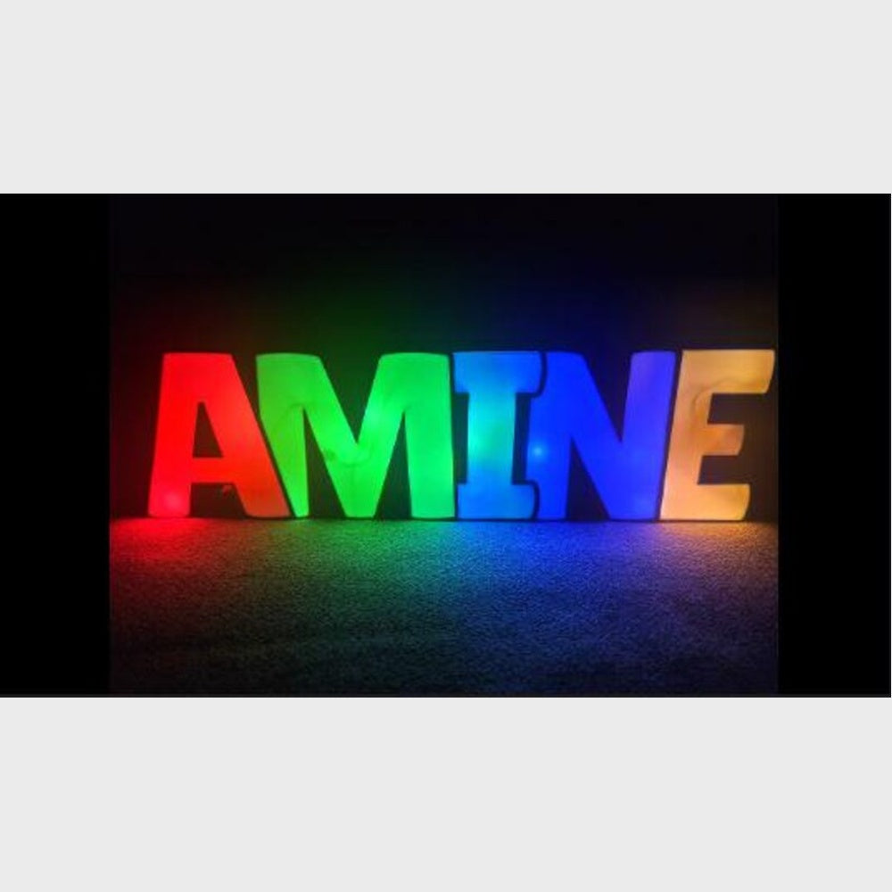 Amine 3D Frontlit Channel Letters Led Light Sign