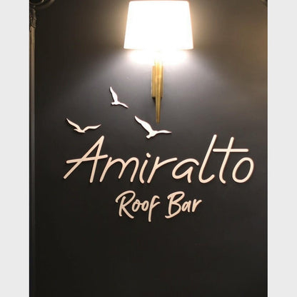 Amiralto Roof Bar 3D Backlit Channel Letters Led Light Sign - Shineneon