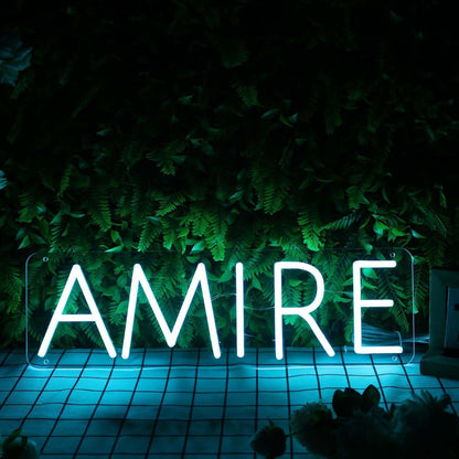 Amire Blue Led Neon Sign - Shineneon