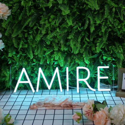 Amire Blue Led Neon Sign - Shineneon