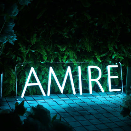 Amire Blue Led Neon Sign - Shineneon