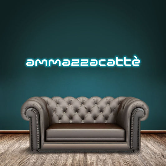 Ammazzacaffe Liqueur After Coffee Led Neon Sign For Coffee Shop