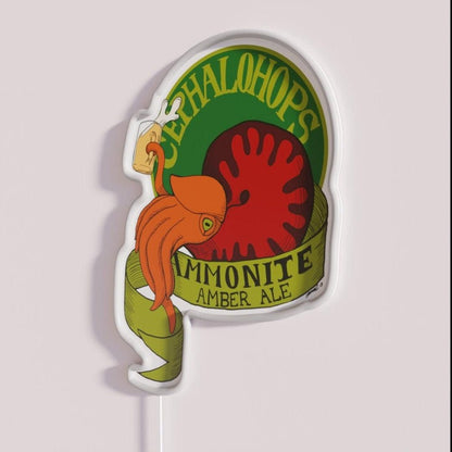 Ammonite Amber Ale Rgb Led Neon Sign - Shineneon