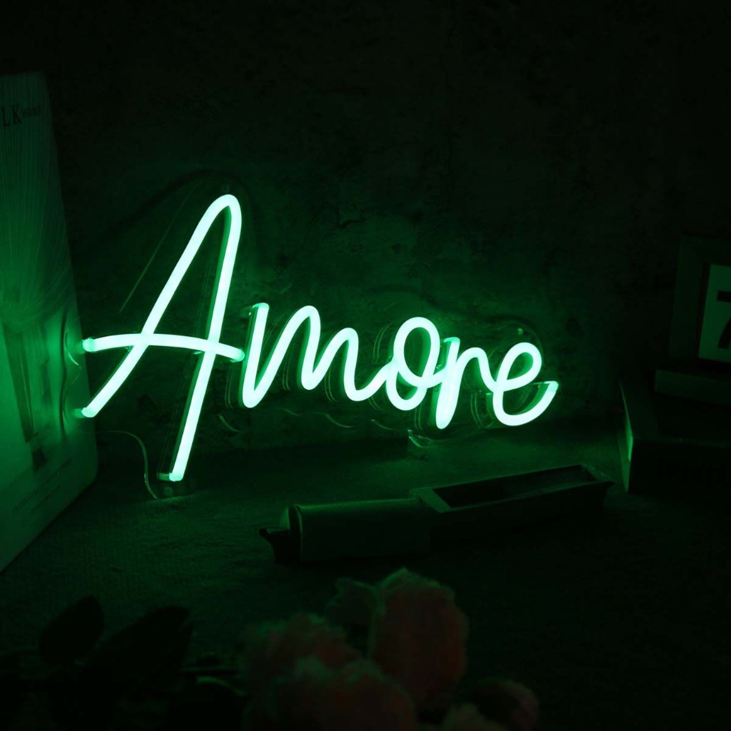 Amore Green Led Neon Sign - Shineneon