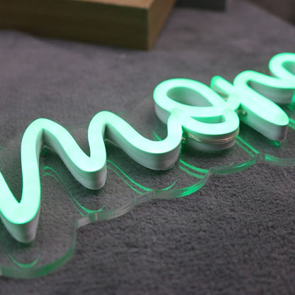 Amore Green Led Neon Sign - Shineneon
