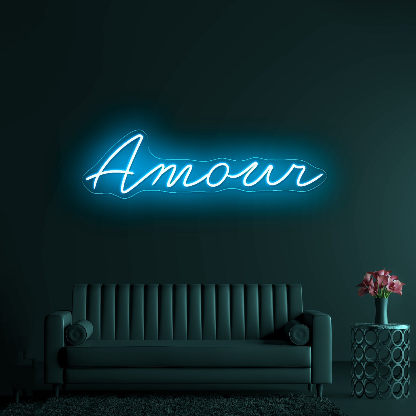 Amour Cursive Neon Signs For Business