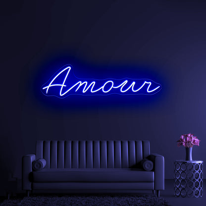 Amour Cursive Neon Signs For Business