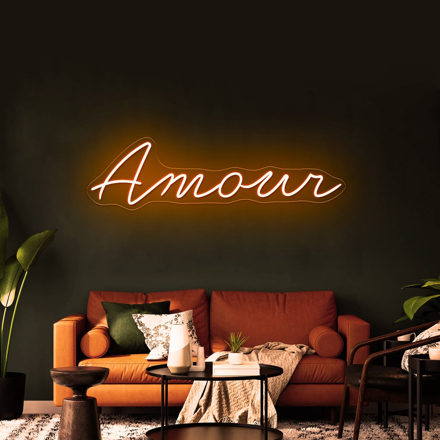 Amour Cursive Neon Signs For Business