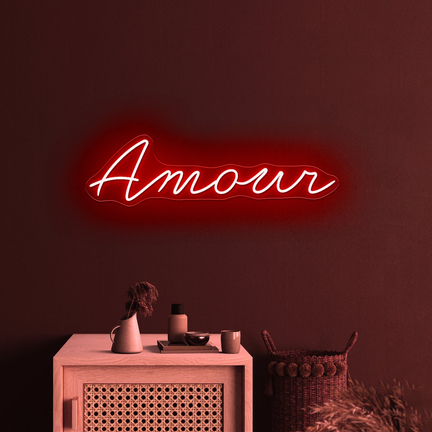 Amour Cursive Neon Signs For Business