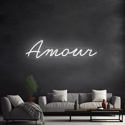 Amour Cursive Neon Signs For Business