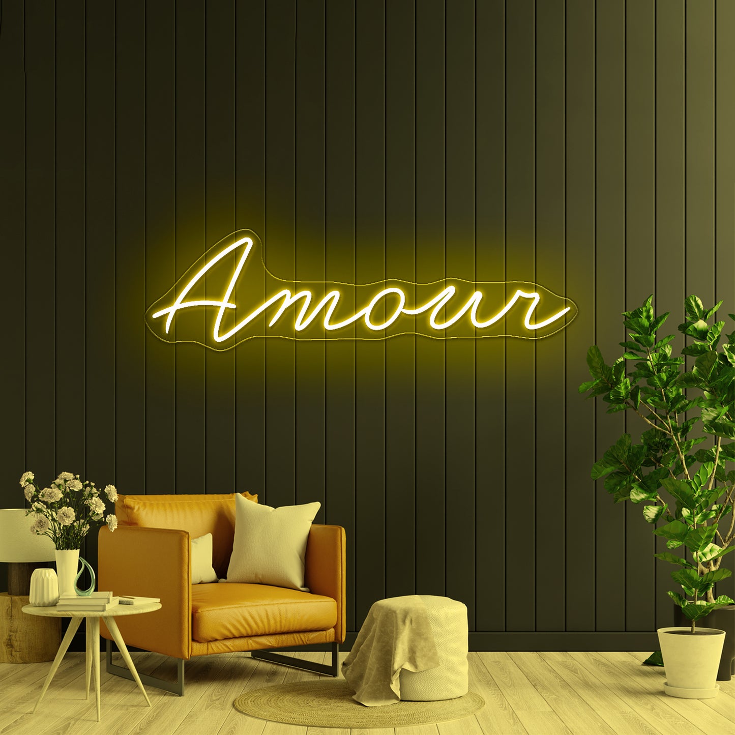 Amour Cursive Neon Signs For Business