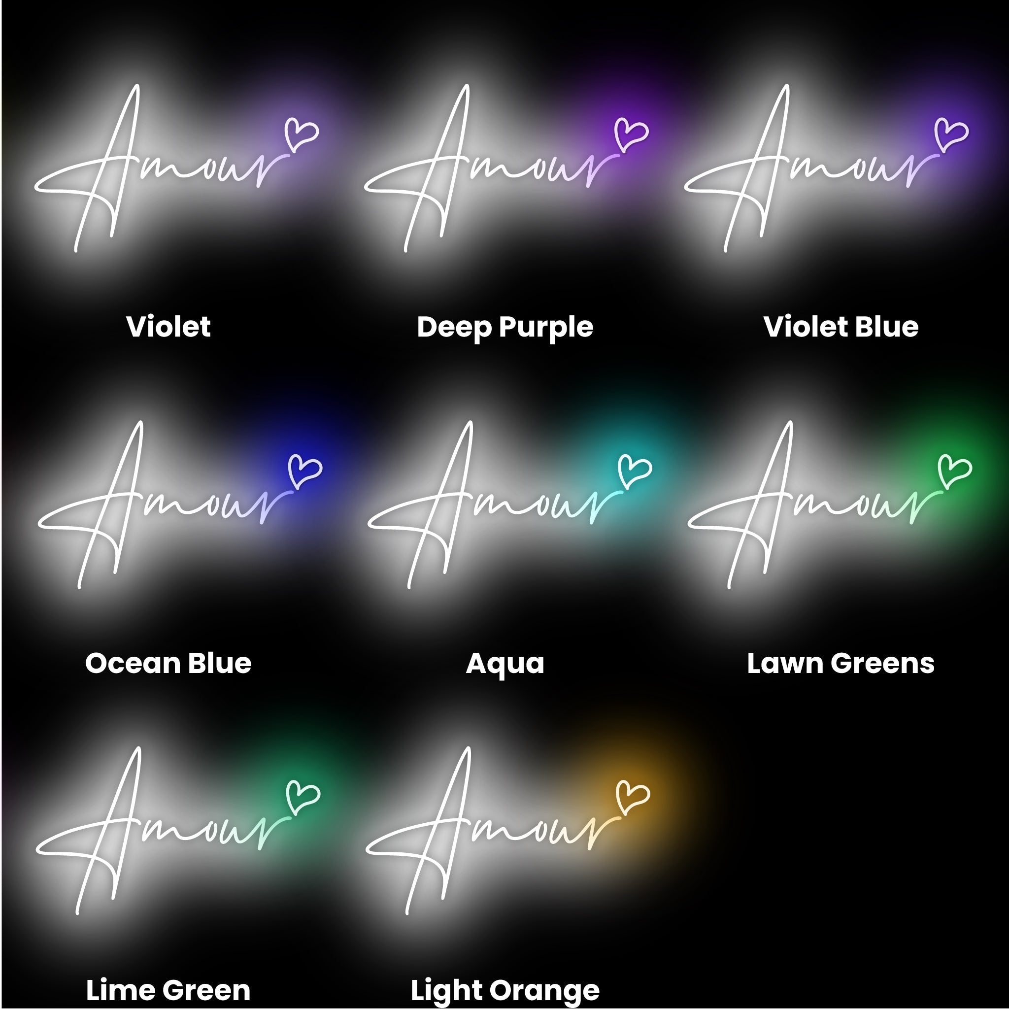 Amour Led Neon Sign | Shineneon
