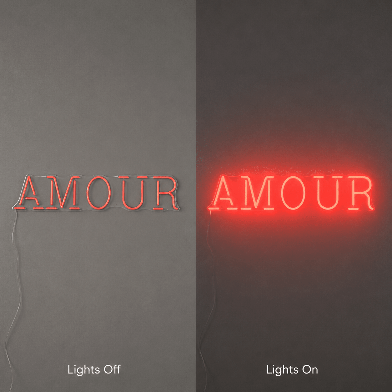 Amour LED Neon Sign Wall Decor - Shineneon