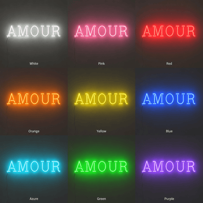 Amour LED Neon Sign Wall Decor - Shineneon